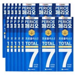 엘지생활건강 페리오 토탈 7 치약 오리지널 120g 3입 12개