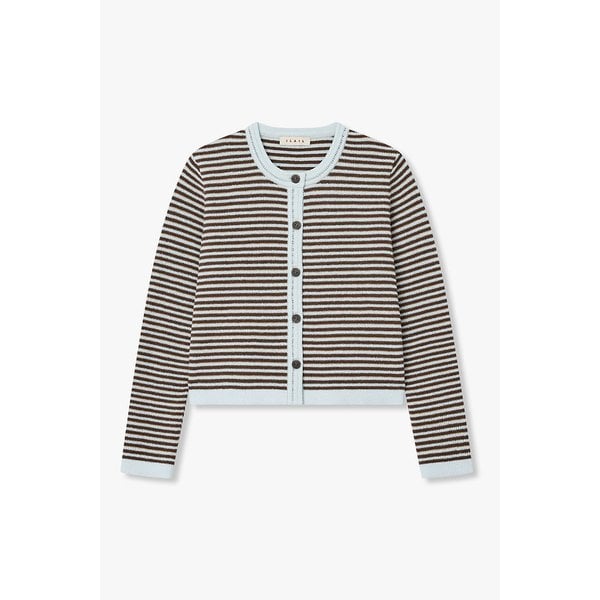 스트라이프 라운드넥 가디건 IA16151110141