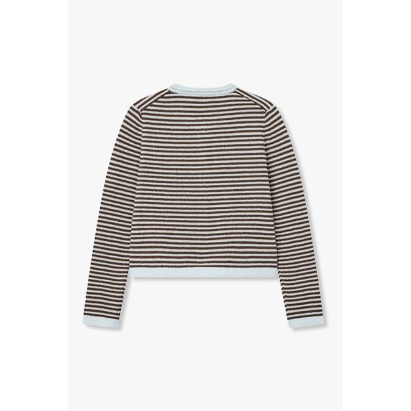 스트라이프 라운드넥 가디건 IA16151110141