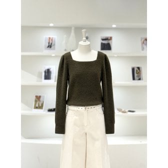 듀엘 [여주점] 여성 퍼프 롱 슬리브 풀오버 니트 (L254KSK042)