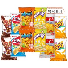 밀가루 없는 과자6종 2개씩 (콘치 콘초 바나나킥 콘칩 포카오리 카메)