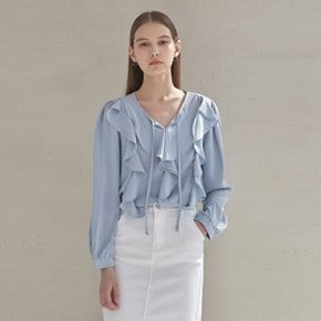 FLOUNCE ROBE BL_LIGHT BLUE