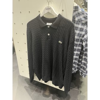 라코스테 [시흥점] 남성 케이블 스웨터 폴로 AH480E-55NO