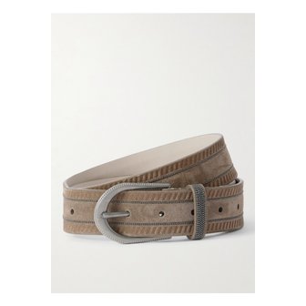 부르넬로쿠치넬리 브루넬로쿠치넬리 장식 스웨이드 벨트 초콜릿 46376663162937968