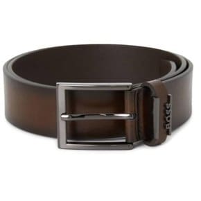 24FW 휴고보스 가죽 벨트 772263 Brown Dark Brown