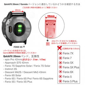 20mm Garmin Fenix  Fenix  Instinct 2S  epix Pro 후크 앤 루프 나일론 교환 밴드에 적합 가민