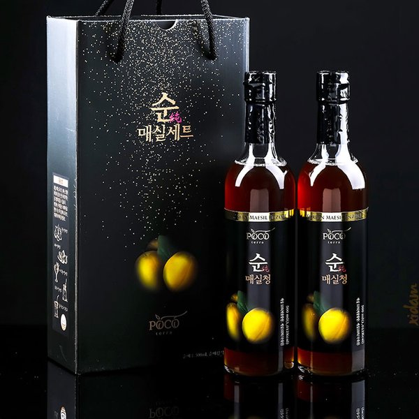 황매실로 숙성시킨 순매실청 세트 (500ml x 2입)