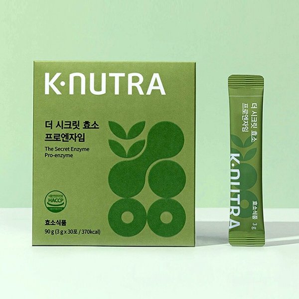 케이뉴트라 더 시크릿 효소 프로엔자임 유산균함유 곡물발효90g(3gX30포)