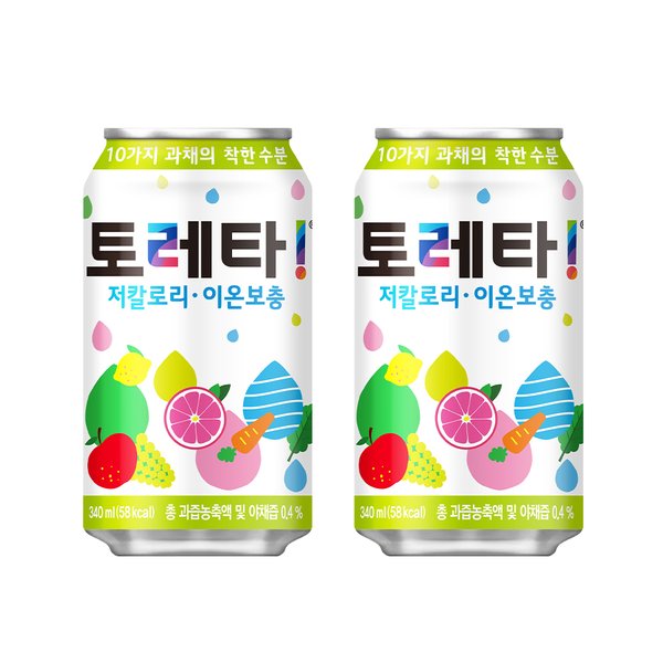 [코카콜라직영]토레타 340ml x 24캔_B + 쿠우고리타올 증정
