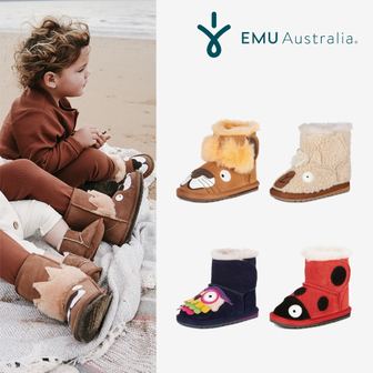 EMU Australia [공식정품] 이뮤 키즈 Walker 유아 동물 어그 부츠