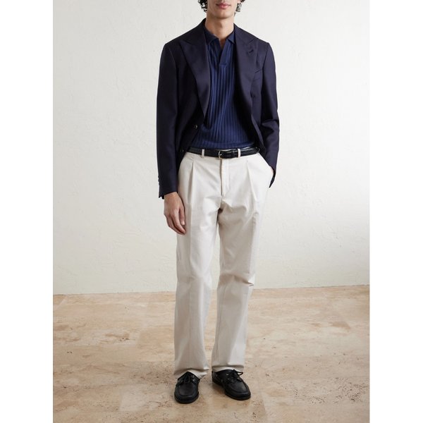 미스터 피 코튼 자카드 폴로 티셔츠 46376663163004786