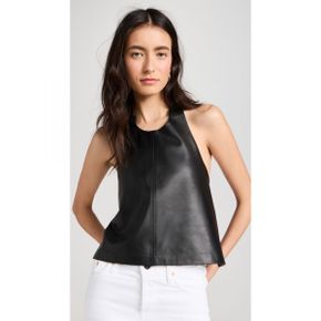 4968791 WARDROBE.NYC Leather Backless Halter Top