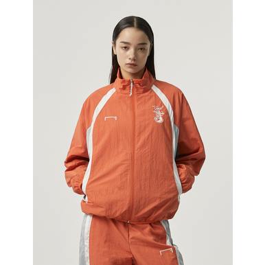 FC EMBLEM TRACK JACKET-ORANGE