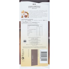 Lindt 린트 다크 초콜릿 레 그랑드 헤이즐넛 150g