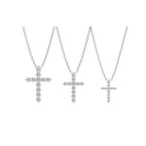 Ice croce carat necklace (XS)