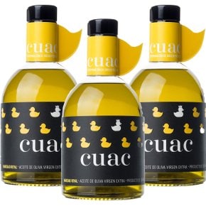 Cuac 꾸악 로얄 엑스트라 버진 올리브 오일 피쿠알 500ml 3개