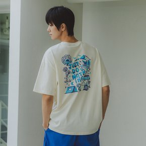 JUST DO NOTHING 오버핏 반팔티 AST4816 (4 COLOR)