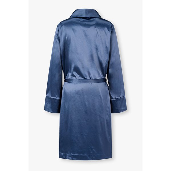 여성 글로시 숄카라 드레싱 가운 08W5341501000