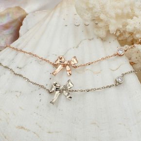 [rorojewelry]쁘띠 보우 / 18k 팔찌
