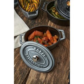 staub 스타우브 미니 피코 코콧 오벌 구레- 11cm 양손 주물 홀로- 냄비