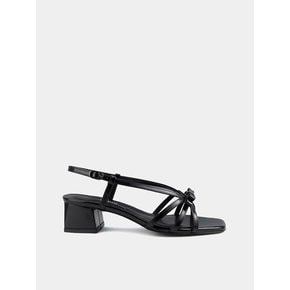 Daisy ribbon sandals / black [데이지 리본 샌들 / 블랙] 4CM