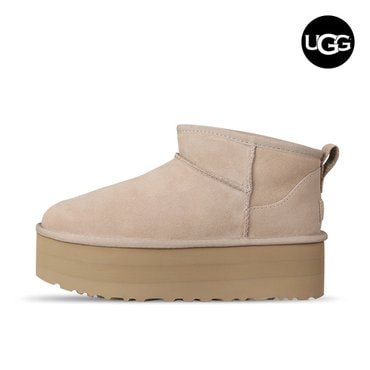 UGG 어그 UGG 클래식 울트라 미니 플랫폼 여성 겨울 방한 부츠 1135092-SAN