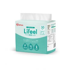 Lifeel 아이리스 오야마 어른 용지 기저귀 전용 퍼트 30장입 2회 흡수 리필 단품 항/균 소취