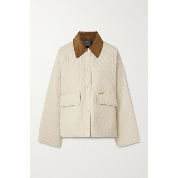 커티 코듀로이 트리밍 퀼티드 쉘 재킷 46376663163032738