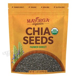 마요르가 오가닉 치아씨드 USDA 유기농 1.36kg MAYORGA ORGANIC CHIA SEEDS