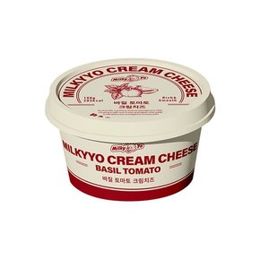 [미국산 크림치즈60.18%]최고급 원유 크림치즈 바질토마토 100g 1개입