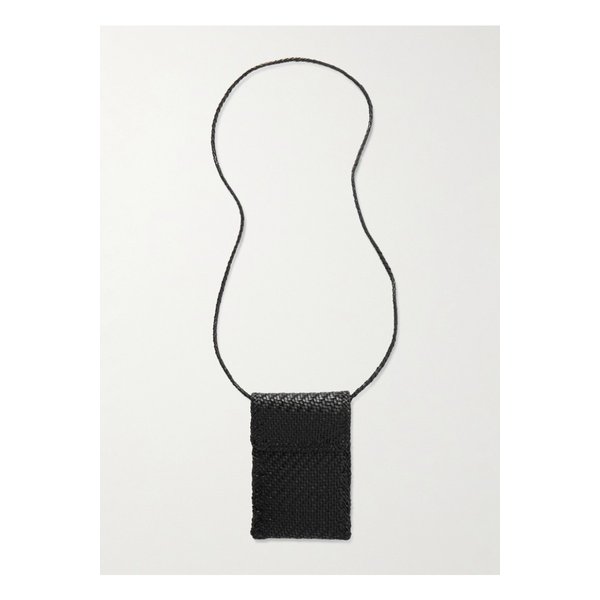 우븐 가죽 폰 케이스 블랙 46376663162858108