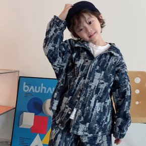 여아 남아 유아 키즈 아동 봄 자켓 점퍼 뎀 인디고