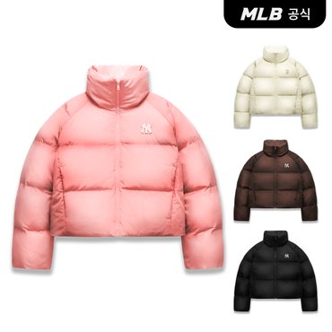 MLB [코리아공식] 여성 크롭 커브 패딩 (4COLOR)