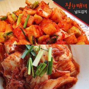 [진한매력 남도김치] 전라도 깍두기 1kg+맛김치 1kg