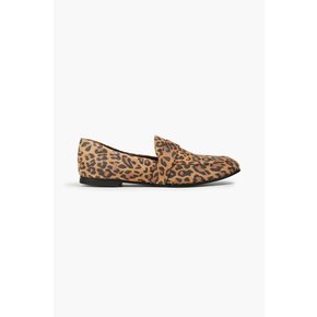 Campbell leopard-print suede loafers 애니멀 프린트 36856120585286535