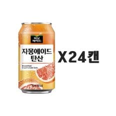 미닛메이드 자몽에이드 탄산 355ml 24캔