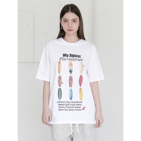 M1056 SURFING T-SHIRT (2COLORS)