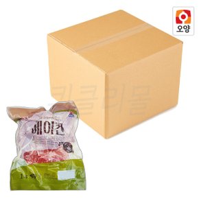 사조오양 습식 베이컨 뭉치 1kg x 8개 파지 삼겹살 업소용 대용량