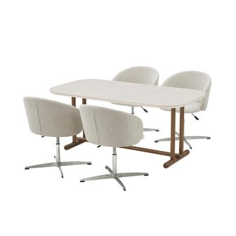  [희망일배송] 알로 LDK 세라믹테이블 세트 체어/기능형 160cm