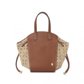 얼루어 여성 토트백 BAG51680 JACQUARD LATTE CUOIO