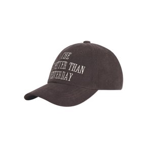 Corduroy Ball Cap Brown