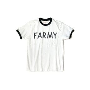 반팔 티셔츠 FARMY 로고 화이트 EK1195SC