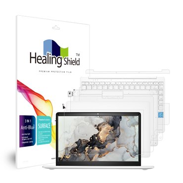 Healing Shield 베이직스 베이직북 14 2세대 BB1420FWB 블루라이트차단 액정보호필름1매 외부3종 세트