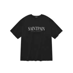 SP SERIF LOGO T SHIRTS-BLACK