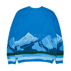 LANDSCAPE ARTWORK KNIT BLUE -풍경아트웍