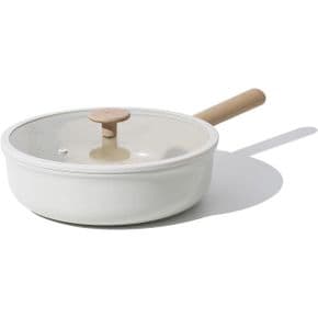 일본 까로떼 후라이팬 CAROTE Carrot Frying Pan Deep 11.0 inches 28 cm Lid Included Ceramic