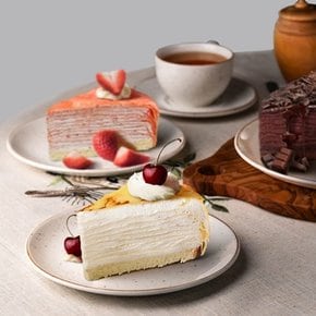 [스페로스페라] 밀크 + 딸기 크레이프 케이크 700g