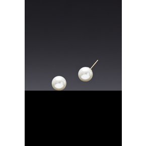 10mm White Pearl Earrings [Option-귀찌 Earclip]