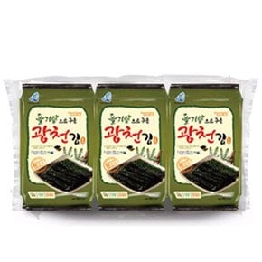 삼육김 광천들기름 9단도시락(4g*9봉)*10팩/박스