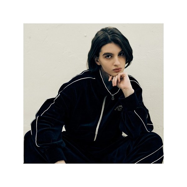 벨로아하이넥집업_블랙